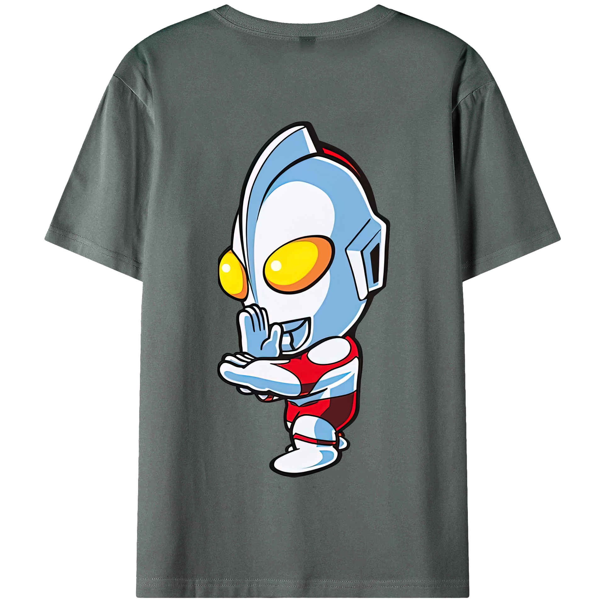 （画像用） ウルトラマン Ultraman 綿100％半袖Tシャツ（背面プリント）